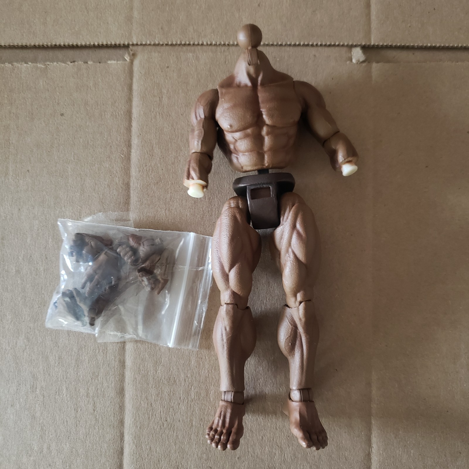 Mythic Legions Body Buff Hands Dark Tan Skin