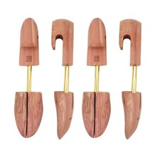 mens shoe trees Red Cedar Wood Single Tube with Split Toe Design 2PKS, XL Fit...