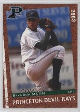 2003 Grandstand Princeton Devil Rays Brandon Mann 0q3