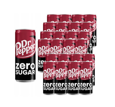 Dr. Pepper ZEROI Dosen - 24 x 0,33 Liter  DR PEPPER
