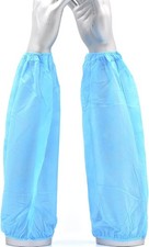 Arm Protection Sleeves 100 Pack, Reusable Non-Woven Covers, Blue