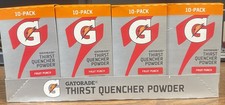 Gatorade Thirst Quencher Powder Sticks FRUIT PUNCH 10-Pack Lot of 4 Boxes