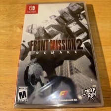 BRAND NEW FRONT MISSION 2 REMAKE LIMITED RUN GAMES 260 NINTENDO SWITCH US ESRB 