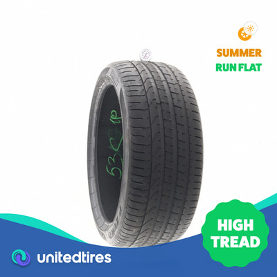 Used 285/35R21 Pirelli P Zero Run Flat 105Y - 8/32