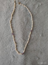 NWT Fresh Water Pearl 16 Necklace With 14K Go...