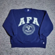 Vintage Russell Athletic Sweatshirt Mens Large Air Force Academy AFA USA 90s