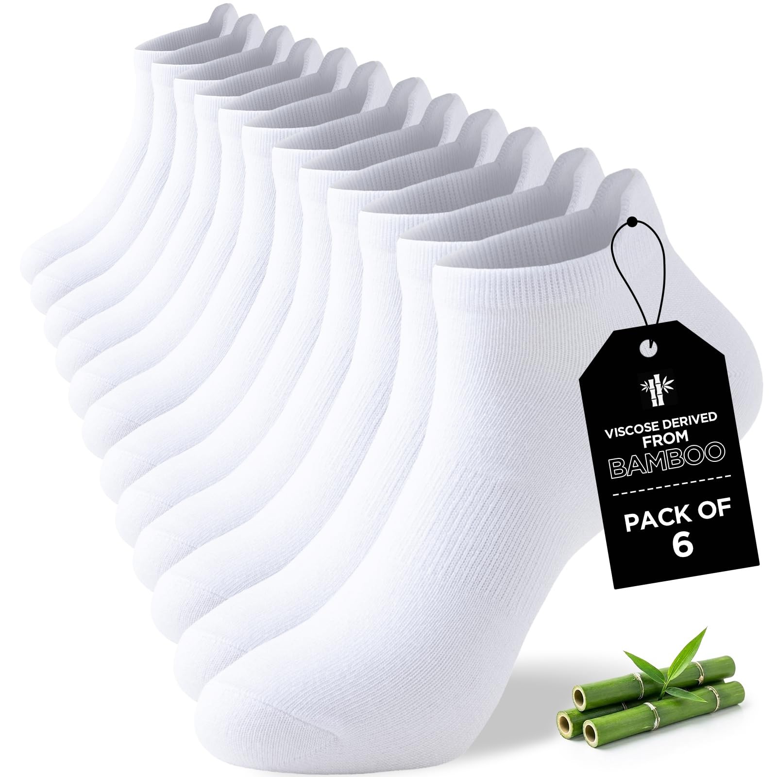 Chaussettes de sport bambou respirantes et anti-odeurs