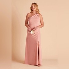 Birdy Grey Kira Crepe Bridesmaid Dress Color Dusty Rose Size 2XL NWT