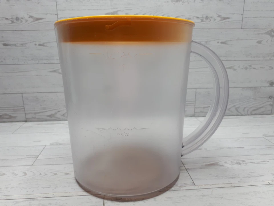 Jarra y tapa de repuesto para tetera helada West Bend de 3 cuartos amarilla 68003 Foto 4 de 4