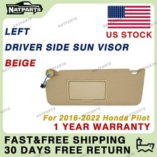 Left Driver Side Sun Visor W/ Lights For Hond...