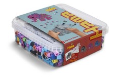 Hama Maxi beads & Pegboard Box   Approx. 600 beads, 1 Elephant Pegboard   Bookle