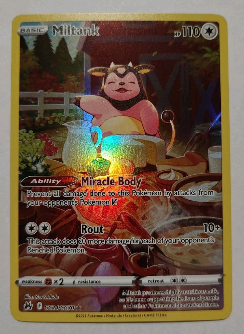 Miltank GG24/GG70 Holo Crown Zenith Galarian Gallery Pokemon NM