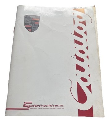 Vintage 1981 Stoddard Porsche Catalog No. 681 and Price List