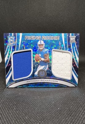 2023 Panini Spectra - Anthony Richardson #RRM-ARI Neon Blue Prizm /50 (MEM, RC)