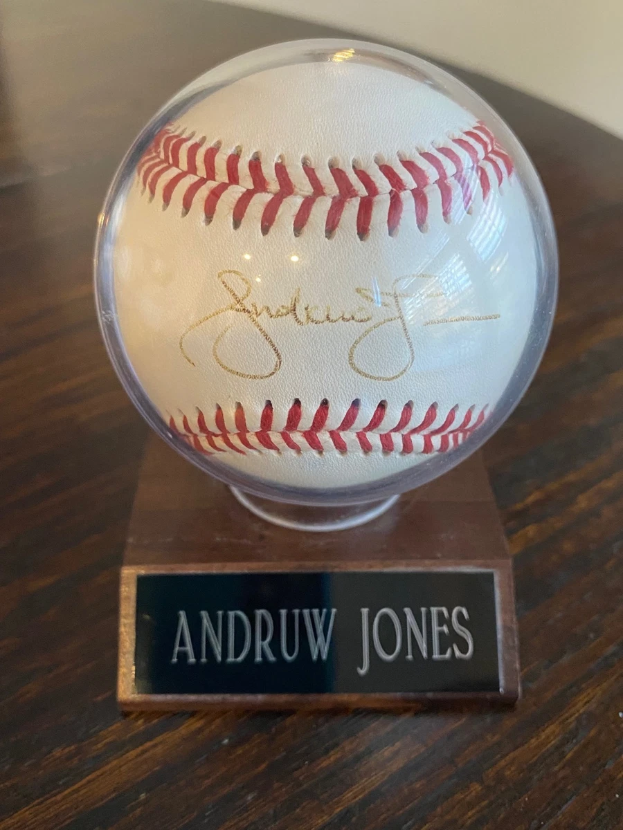 Andruw Jones Autographed Baseball for sale | eBay