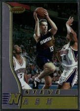 1996-97 Bowman's Best #R18 Steve Nash Rookie Card RC Phoenix Suns HOF. rookie card picture