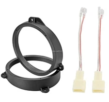 2× 6.5" Front Door Speaker Bracket Adapter Mounting Kit For 2008-2019 Subaru WRX