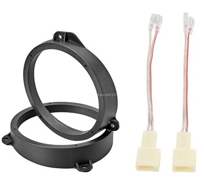 2× 6.5'' Front Door Speaker Bracket Adapter Mounting Kit For 2008-2019 Subaru WRX