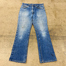 Vintage 70s Levi s 517 Jeans Mens Sz 32 Orange Tab Bootcut USA 20517-0217 Fl
