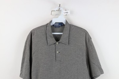 Vintage 90s Ralph Lauren Mens Large Geometric Soft Pima Cotton