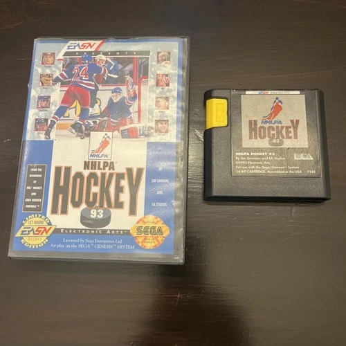 NHLPA Hockey '93 (Sega Genesis, 1992) Video Game