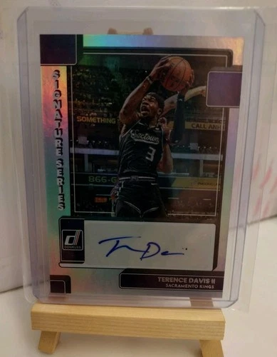 2022-23 Donruss Signature Series #SS-TDV Terence Davis II Auto Sacramento Kings