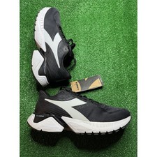 Image of Diadora Mythos Blushield Vigore Men’s Size 10.5 Running Shoes Black /White