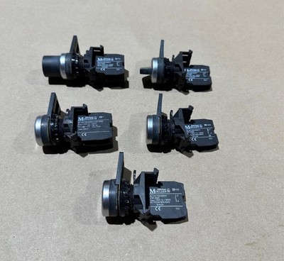 5 Pack Lot Klockner Moeller VDE0660 Contactor Block 2 Position Switch w/ Buttons
