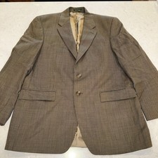 Lauren Ralph Lauren Sport Coat 41R 100 Wool Houndstooth Blazer Two Button