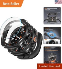 Metal Case for Galaxy Watch Ultra 2025/2024 Screen Protector 47mm