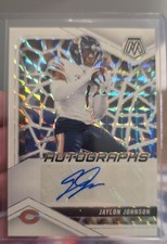 2025 Panini Mosaic - Autographs Mosaic Jaylon Johnson #AMC-44 White Prizm /25...
