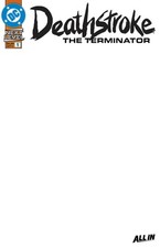 Deathstroke The Terminator #1 CVR F Blank Card Stock Var 3/18/26 DC