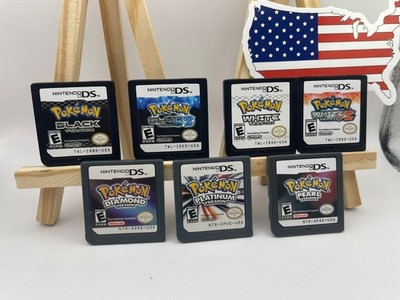 Nintendo DS Pokemon Black White 2 Platinum Pearl Diamond USA Version