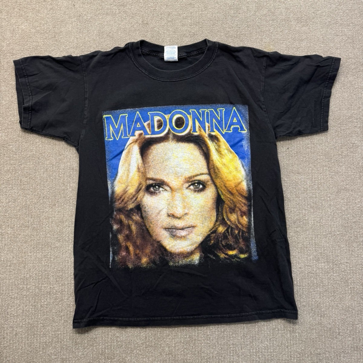 Vintage Madonna Drowned World Tour T Shirt Size L 2001 Lot Tee