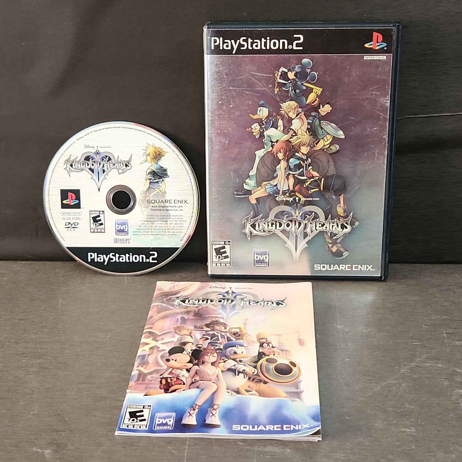Kingdom Hearts II 2 Playstation 2 PS2 Complete