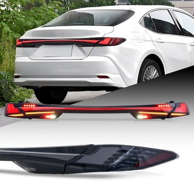 VLAND Smoked LED Tail Lights For Toyota Camry 2025-2026 W/Startup Animation