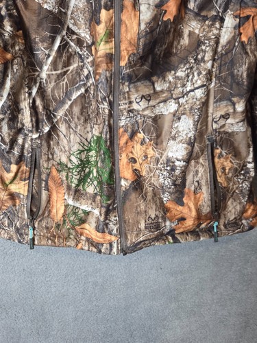 Realtree Edge Camo Hunting Jacket Insulated XL Hood Parka Jacket Full Zip - Picture 5 of 12