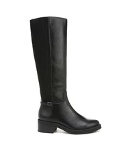 Lifestride Bristol Black Leather Riding Boots size 7.5