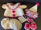Vintage 1980s Cabbage Patch Kids Coleco Clown Outfit with shoes Cuddly Crinkles