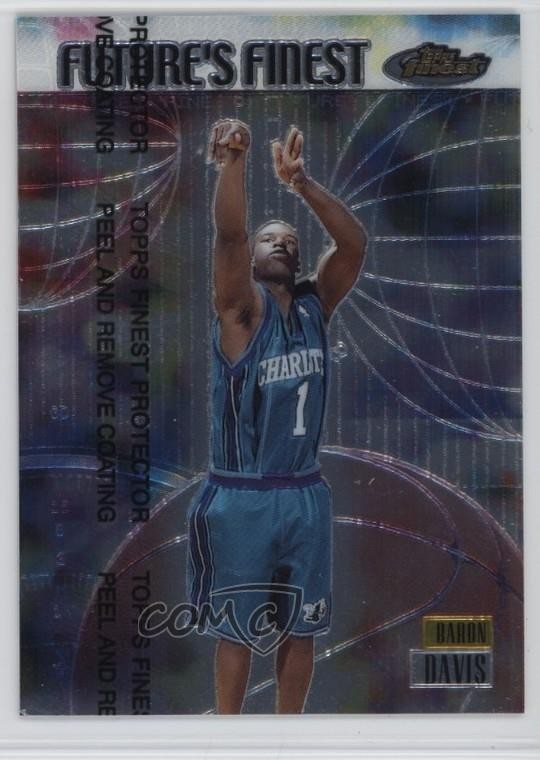 1999-00 Topps Finest Future's Finest 738/750 Baron Davis #FF3 Rookie RC 1w9