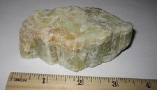 3.4" RARE NATURAL ROUGH HELIODOR GOLDEN YELLOW BERYL CRYSTAL NH, USA ~ 181.5g *A