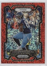 2023 Panini Prizm Red Sparkle Prizm Chigoziem Okonkwo #288 1qo5
