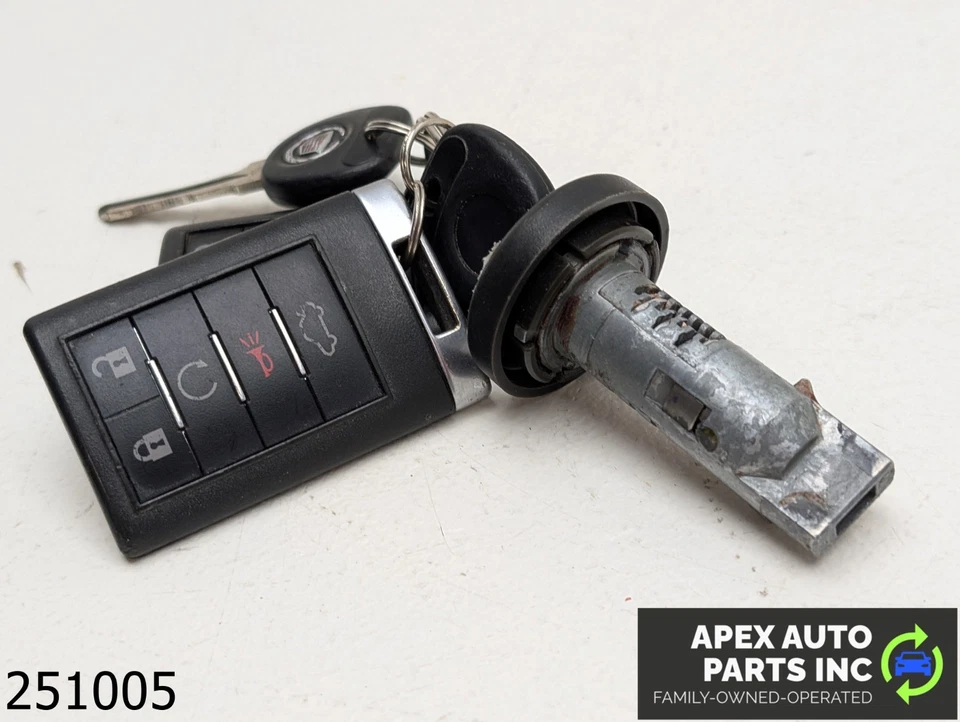 OEM 2006-2011 Cadillac DTS 4,6 L INTERRUPTOR DE BLOQUEO DE ENCENDIDO CILINDRO CON LLAVES Foto 2 de 4