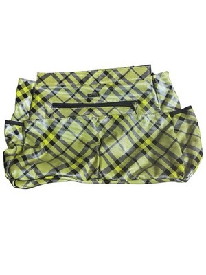 Miche Prima Delilah Retired Shell Diaper Bag shell Green Black Plaid