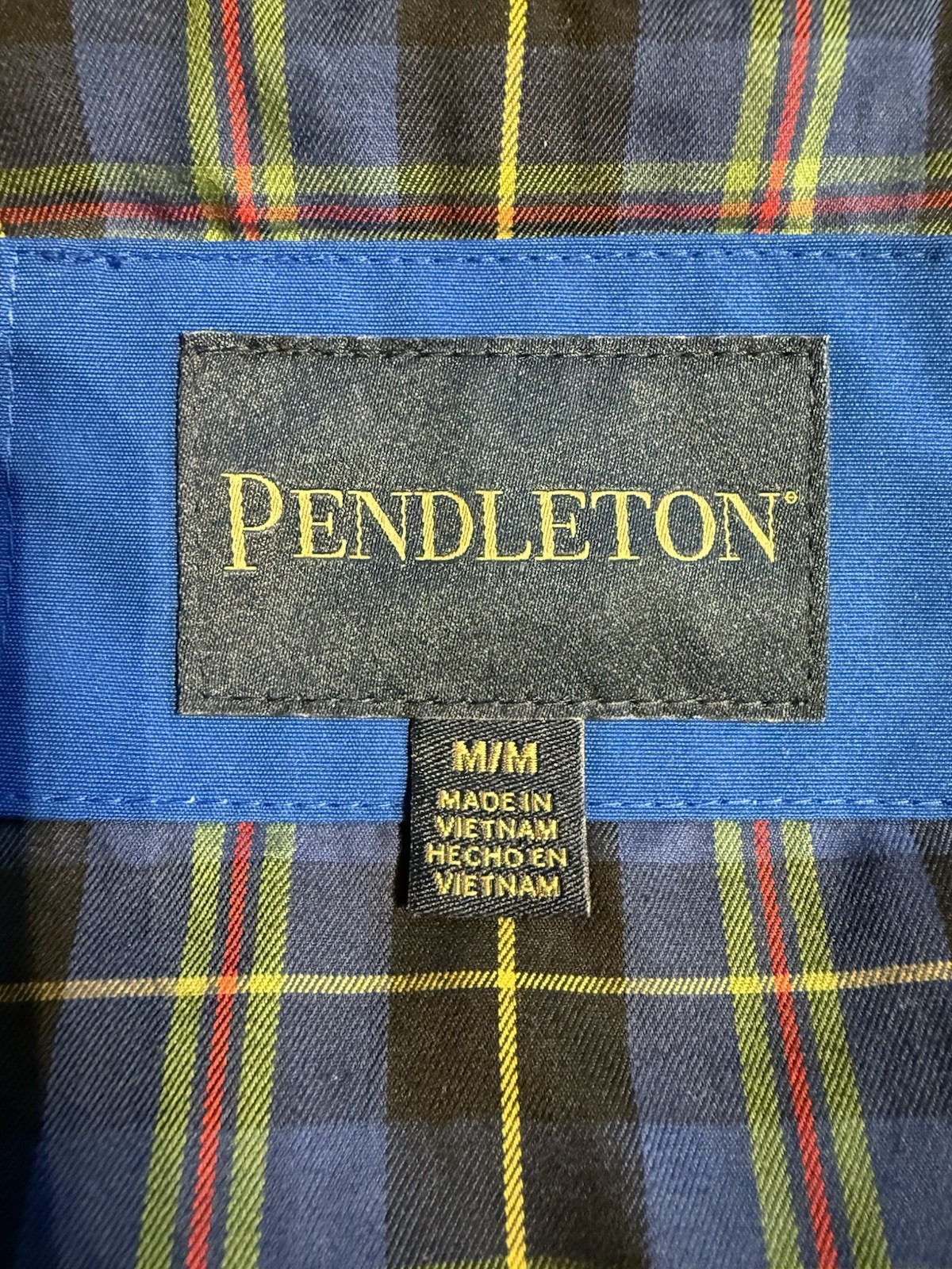 Pendleton Rain Shell Jacket Mens M Blue Hooded Zi… - image 6