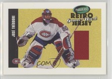 2002-03 ITG Parkhurst Retro Game-Used Jersey Jose Theodore #RJ-24 1o3