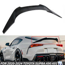 Carbon Fiber Look Highkick Trunk Spoiler Wing For 2020-2024 Toyota Supra A90 A91