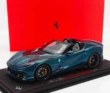 BBR 1/18 Ferrari 812 Competizione A Spider 2022 Blu Capri Blue P18209R-VET