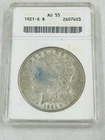 1921-S Morgan Silver Dollar Coin AU55 ANACS