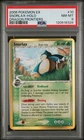 2006 POKEMON EX DRAGON FRONTIERS #10 SNORLAX-HOLO PSA 8